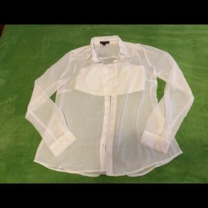 MATERIAL GIRL beautiful women white top/size M